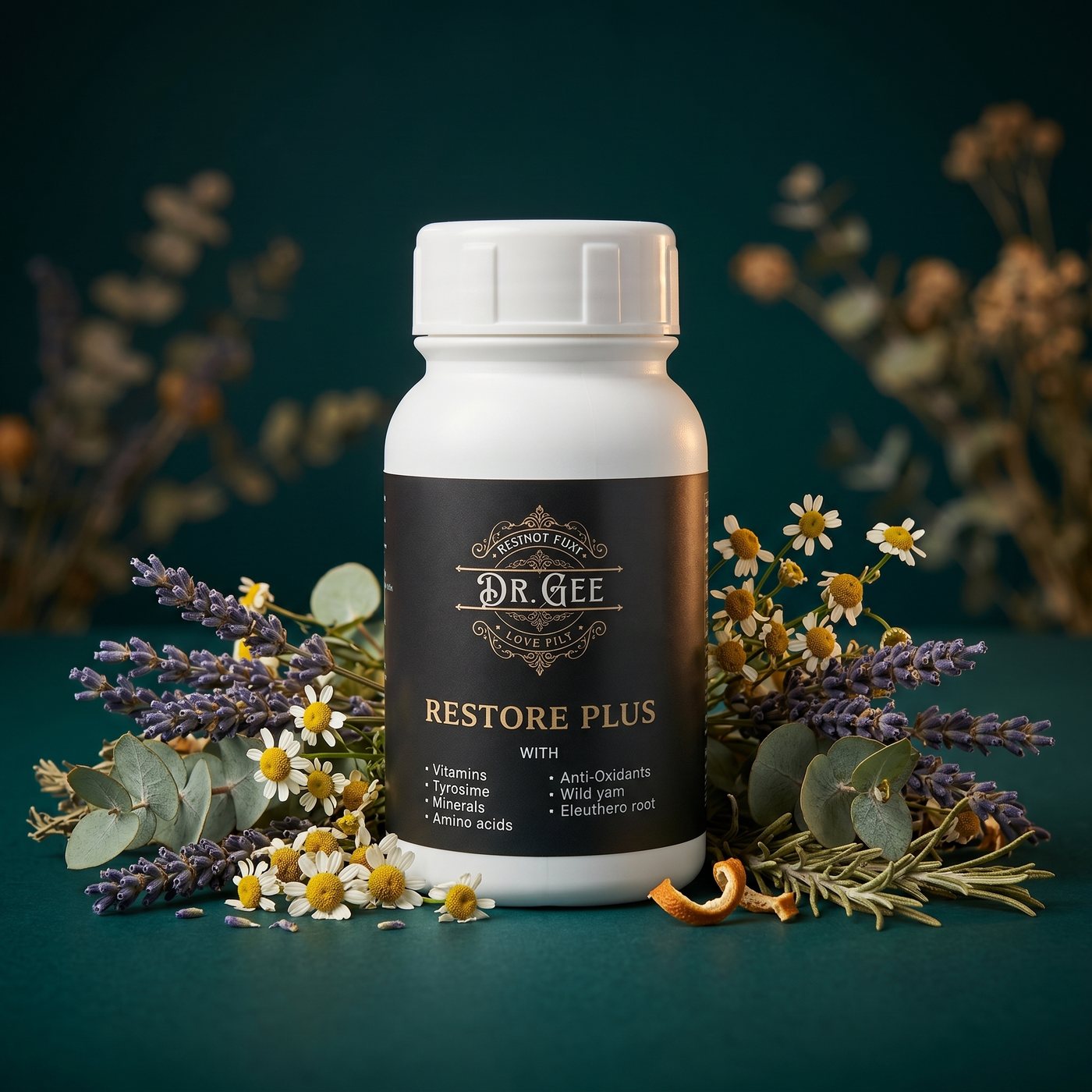 Dr Gee Daily Balance Capsules bottle